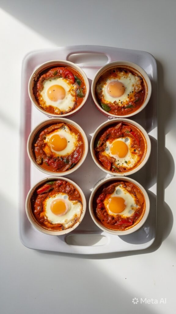 Shakshuka-Style Batch Egg Pots