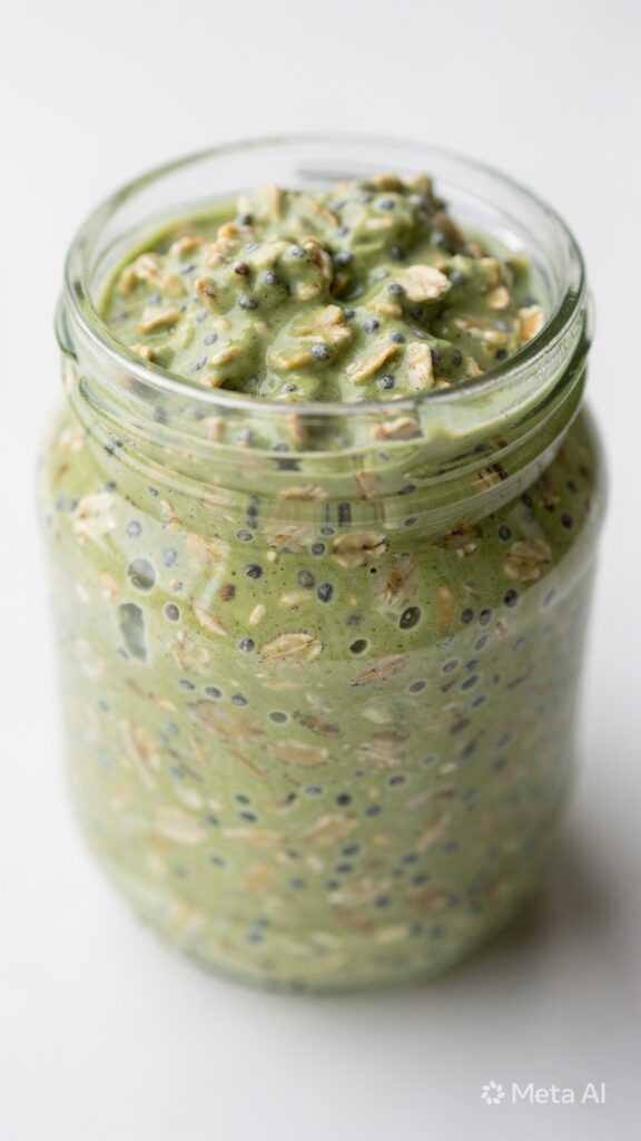 Matcha Overnight Oats Recipe