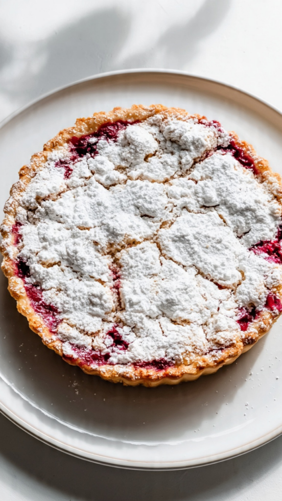 Cranberry Crinkle Tart