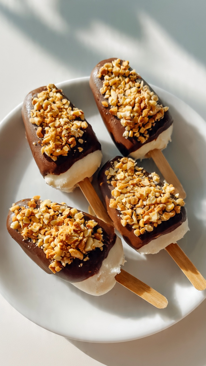 High-Protein Drumstick Ice Cream Bars